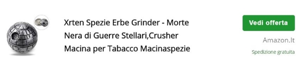 Grinder Morte Nera di Guerre Stellari Xrten prezzo