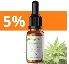 Olio di canapa in gocce Hemptouch
